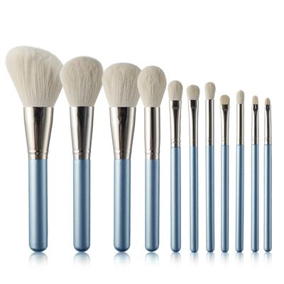 Foundation Pinsel Lose Puderpinsel Lidschattenpinsel 11 teilig Bai Fengling Make Up Pinsel Set Lidschatten Concealer Blending Pinsel Schmink Utensilien