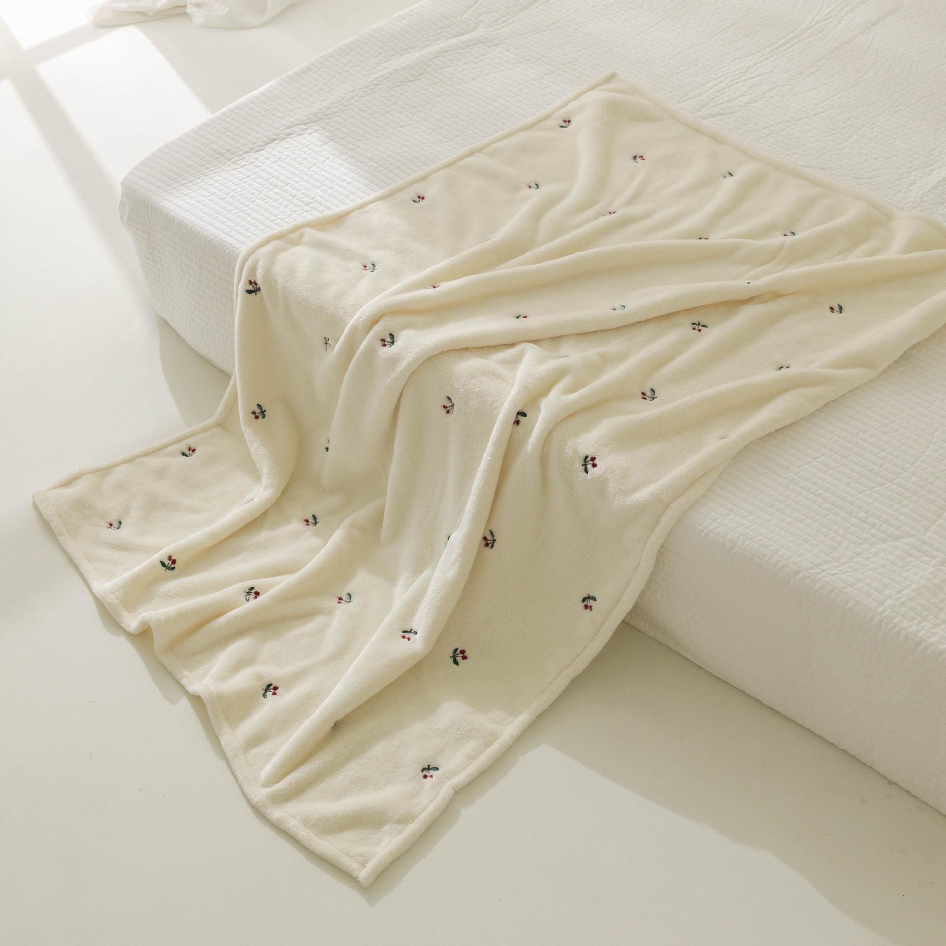 

Корейское вышитое детское одеяло: Уютный чехол для коляски и одеяло для сна на осень/зиму 90x125 cm