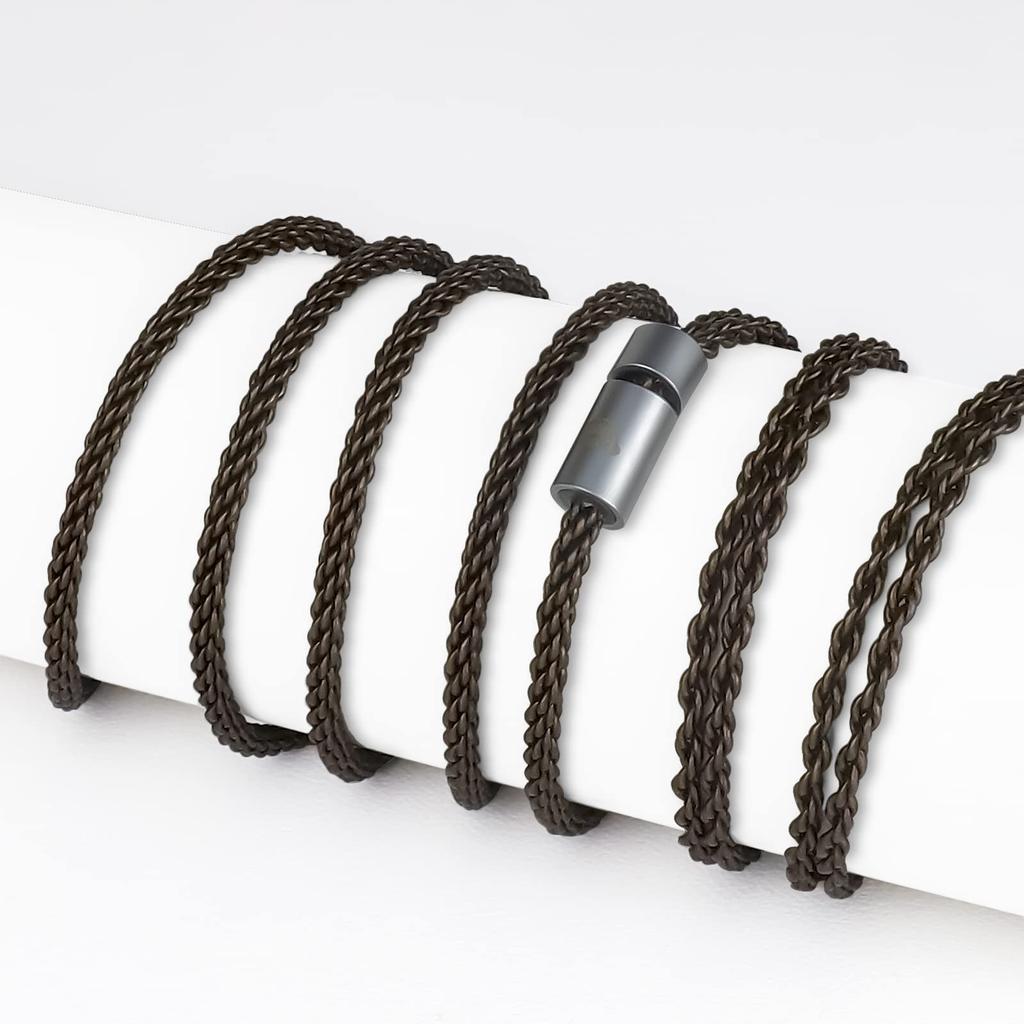 Okcsc ZT8 Recable 2Pin-Kabel, Kopfhörerkabel, 8-adrig, reines Kupfer, für KZ TRN, kompatibel mit ZST, ZS6, ZS3E, BA10, AS10, ZSA usw.. 4,4 mm