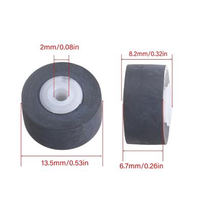 Cassettespeler Knijpwiel Rubber Druk Opnameband Poelie Vervanging Voor Cassettespeler