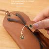 Glasses Bag Portable Sunglasses Box  PU Leather Glasses Case Eyewear Pouch Bags Glasses Storage Pendant Soft Glasses Pouch