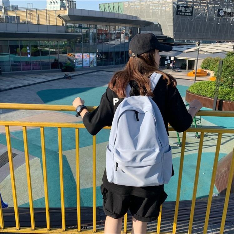 Studenten Campus Mode Rucksack - Große Kapazität, Einfarbig, Vielseitige Reise- & Umhängetasche