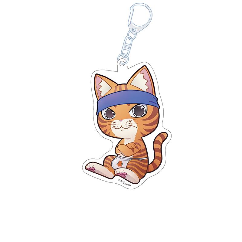 

Red Cat Ramen Tamako yashiro Bunzo Sasaki Sabu Hana Krishna Jewel Yuzu Yamasato HD Acrylic Keychain Bag pendant Fans Charm Gifts 6 cm