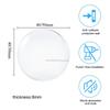 Door Knob Wall Shield Clear Soft Rubber Door Stopper Door Handle Bumper Mute Stickers Wall Protector Muffler Pad Protective Plug