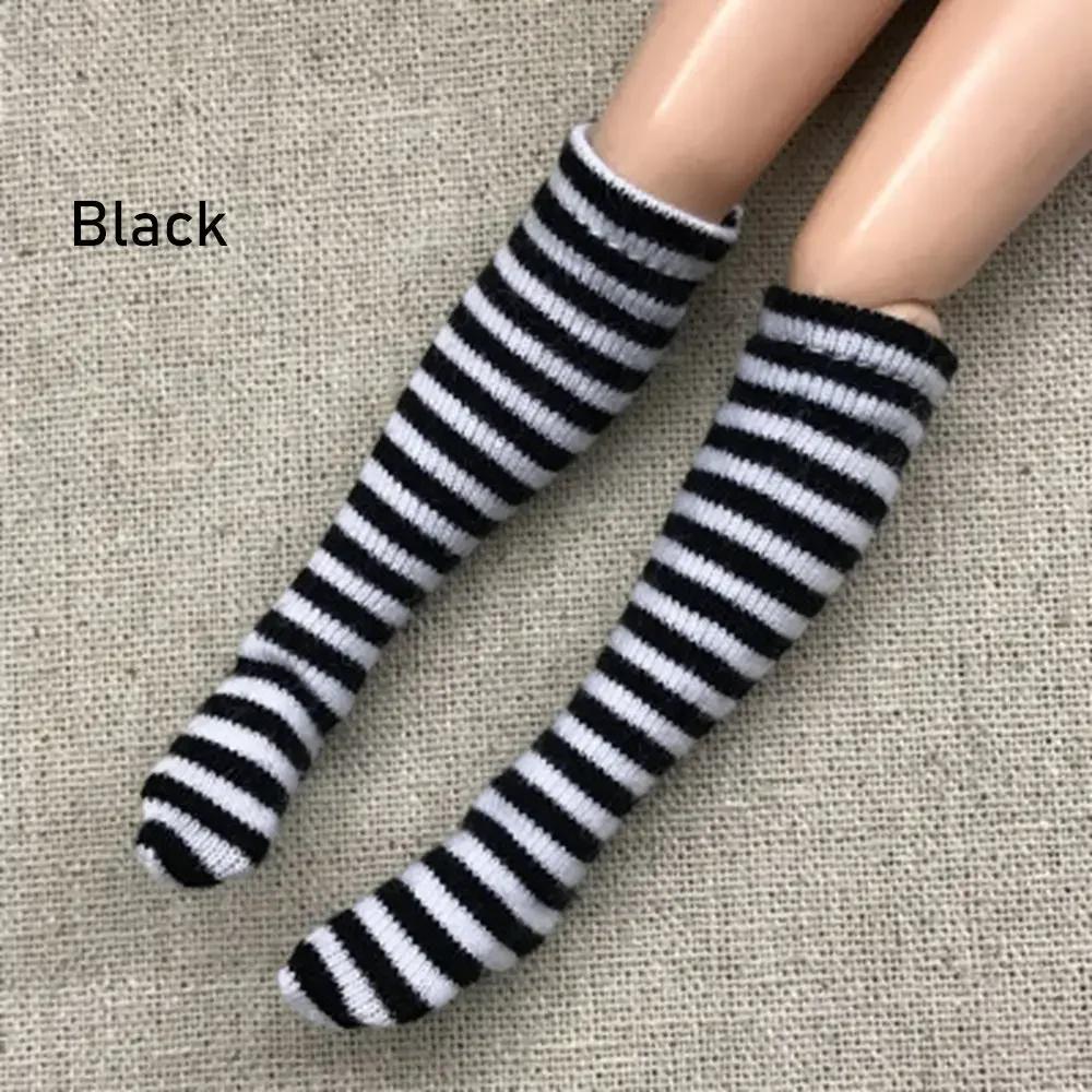 1Pair 2020 New Fashion Stripe Socks for 1/6 Doll Stocking Baby Girls Christmas Gift Toys DIY Doll Clothes Accessories Decor