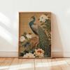 Cranes Flying Poster, Japanese Art Print, Traditional Ink Painting, Elegant Bird Art, Nature Wall Decor Oriental Landscape Decor