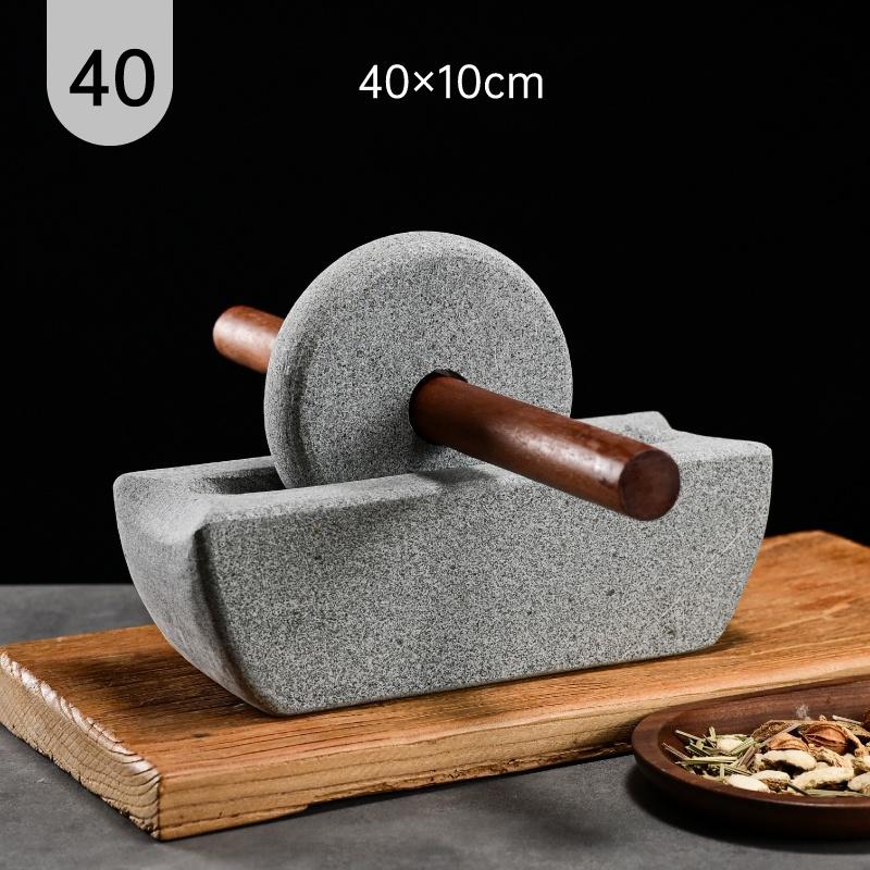 Home Chinesischen Stil Mühle Grinder Set Brecher Roller Tee Tablett Gewürz Mühlen Traditionelle Chinesische Medizin Schleifen Maschine Dekor