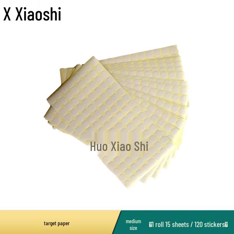 Warrior Round Target Practice Stickers Medium