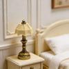 12-Minute Dollhouse Miniature: European Retro Table Lamp for Bedroom or Living Room