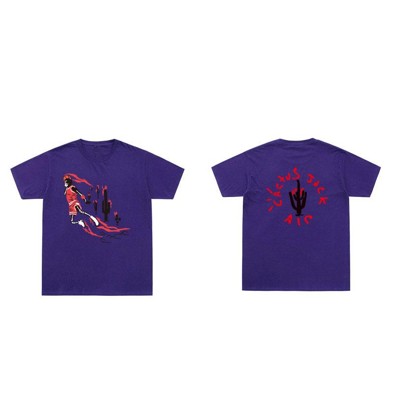 New Arrival Cactus Jack T-Shirt Men Women Hip Hop Streetwear Tee Shirt ASTROWORLD Swag Funny T Shirt Cotton Tee Tops