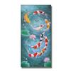 Koi Pesce Feng Shui Carpa Loto Stagno Tela Pittura Moderna Poster e Stampe Immagine di Arte Della Parete per Soggiorno Complementi Arredo Casa Cuadros
