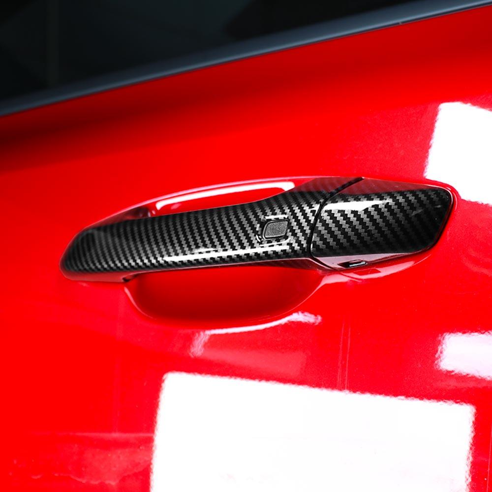 Car Outer Door Handle Covers Compatible with KIA Stinger 2018 2022 Exterior