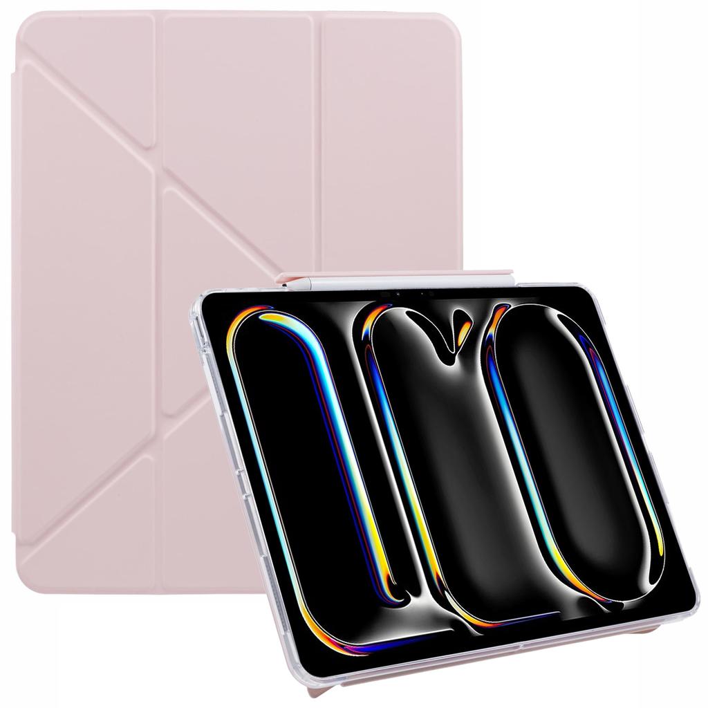 MUTURAL For iPad Pro 13 (2024) Case Origami Stand Leather Smart Tablet Cover Retractable Pen Slot