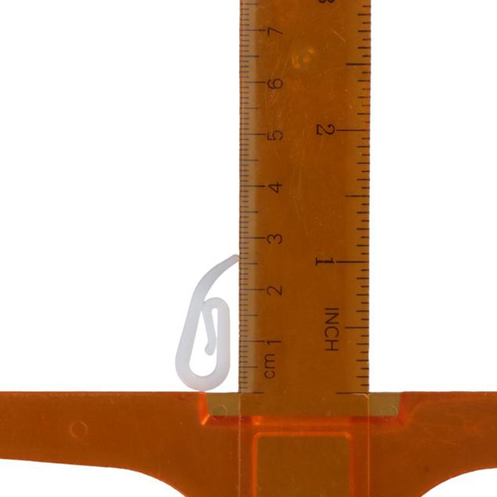 50pcs Wide Range Of Application Plastic Accessories Smooth And Polished Comma Hook  Home