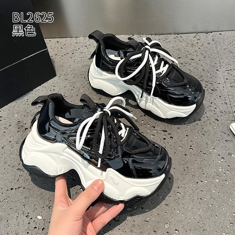 Premium dad shoes spring new small platform casual shoes