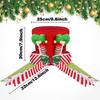 Festive Christmas Elf Hat Tree Toppers Soft Fabric Friendly Decoration For Holiday Parties Family Gatherings