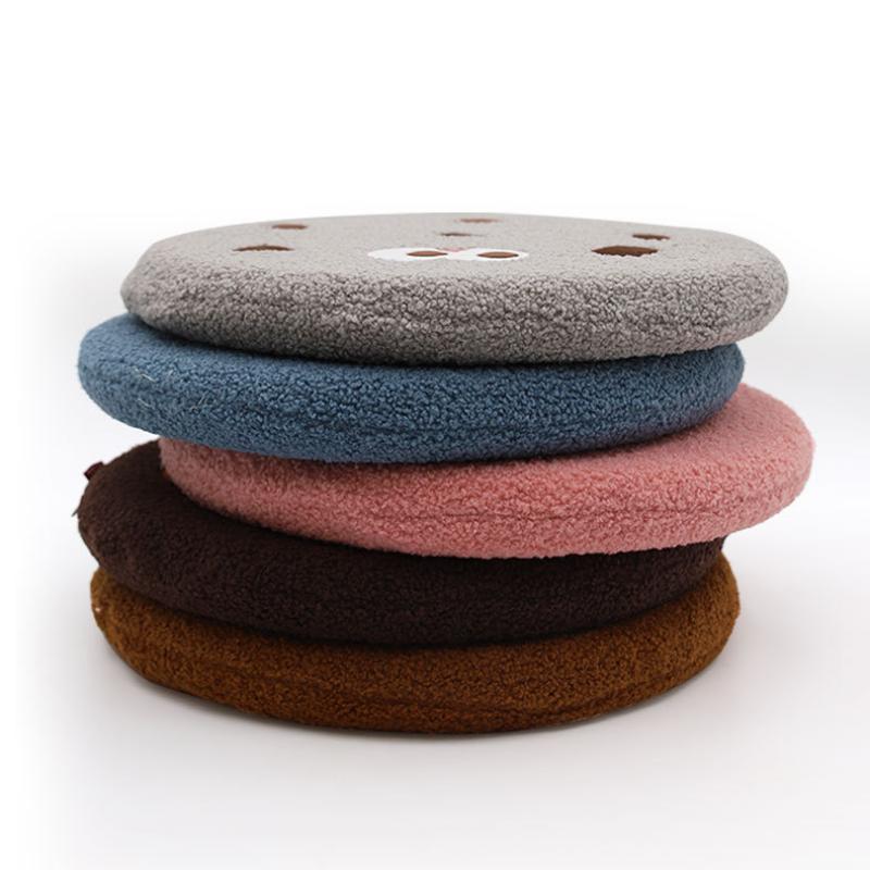 Memory Cotton Cartoon Cookie Seat Cushion Slow Rebound Comfortable Bottom Cushion Anti Slip Thickened Home Chair Cushion