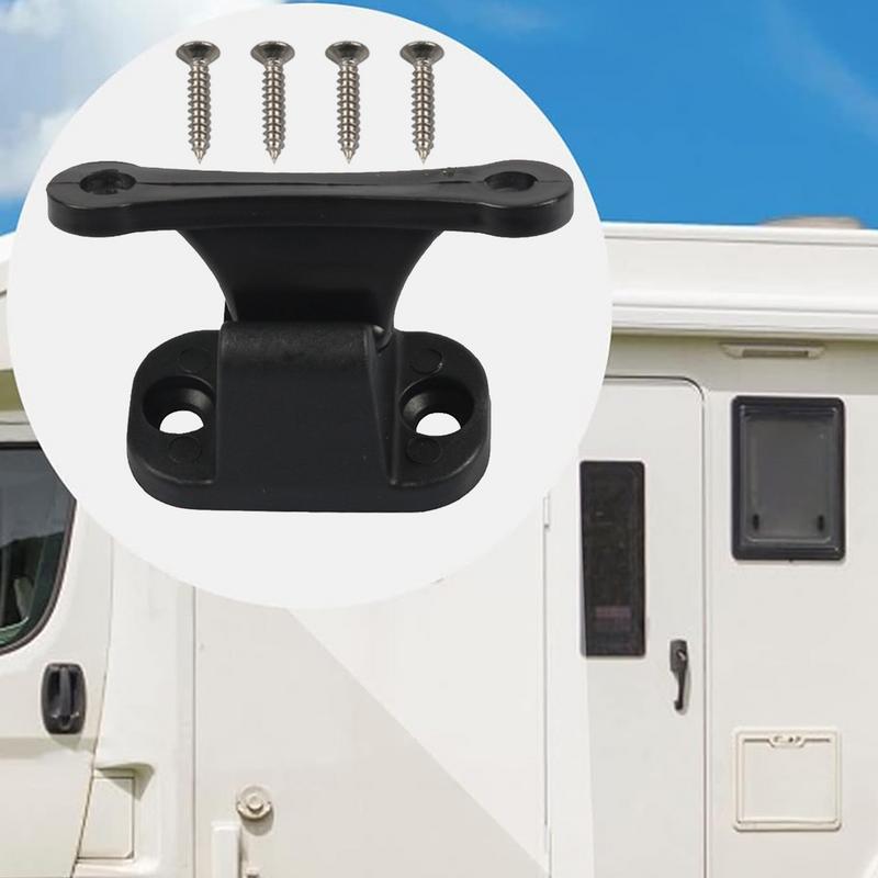 RV Door Stop Boat Door Latch Door Holder 2X Door Stopper With Screws Marine Hardware Replacement Parts RV Door Latch For RV