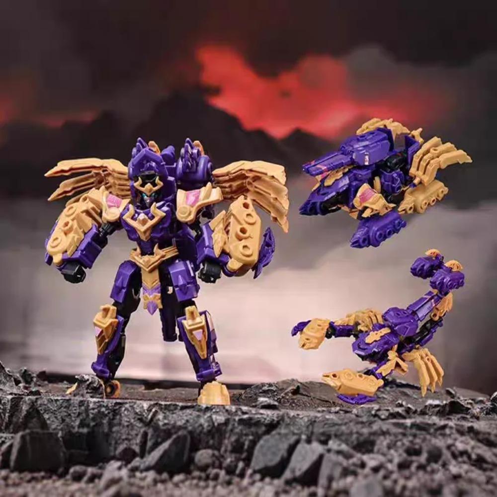 3 in 1 Diy Transforming Toy Three Kingdoms Themed Huaxia Mecha Soul, Three Modes, 6 in 1 Combination, Assembly Robot for Kids