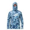 PELAGIC Kołnierz maskujący Outdoorowy strój wędkarski Bluza z kapturem Lekka ochrona przeciwsłoneczna Jedwab lodowy Długi rękaw Luya