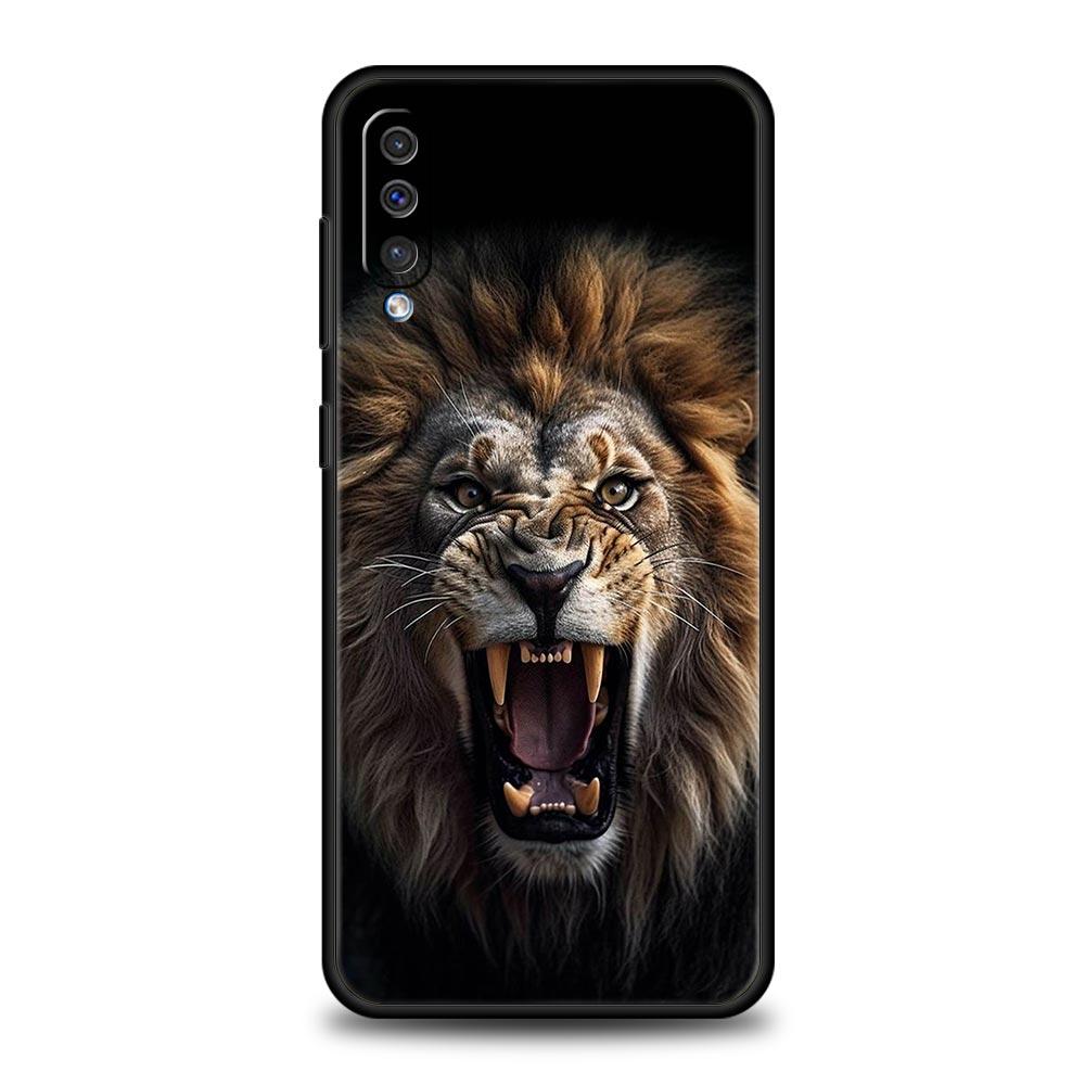 Lion Alpha Male Cub Phone Case For Samsung Galaxy A56 A36 A26 A34 A17 A16 A06 A14 A12 A54 A72 A24 A22 A20e A52 A50 A40 A32 Cover