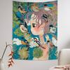 Aya Takano Cartoon Colorful Tapestry Wall Hanging Bohemian Wall Tapestries Mandala Wall Art Decor