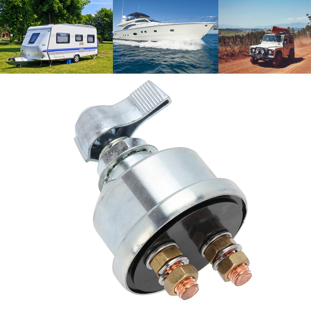 Interruttore di Batteria Disconnessione Interruttore di Taglio con Manopola per Camion Yacht SUV Caravan