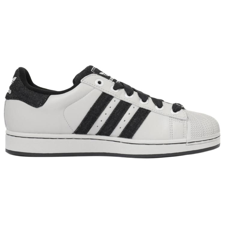 Adidas Originals Superstar 2 Abriebfeste Low-Top Skateboard Schuhe Unisex Grau Schwarz Sneaker JP8760