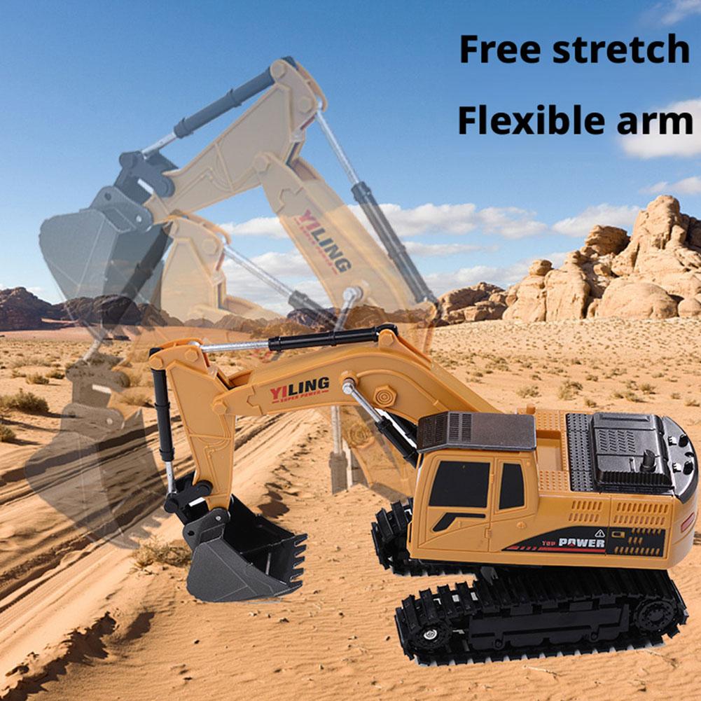 2.4G Excavator RC CAR Remote Control Engineering Dumper Vehicle Crawler Truck Bulldozer Toys Truck Bulldozer Electric Car