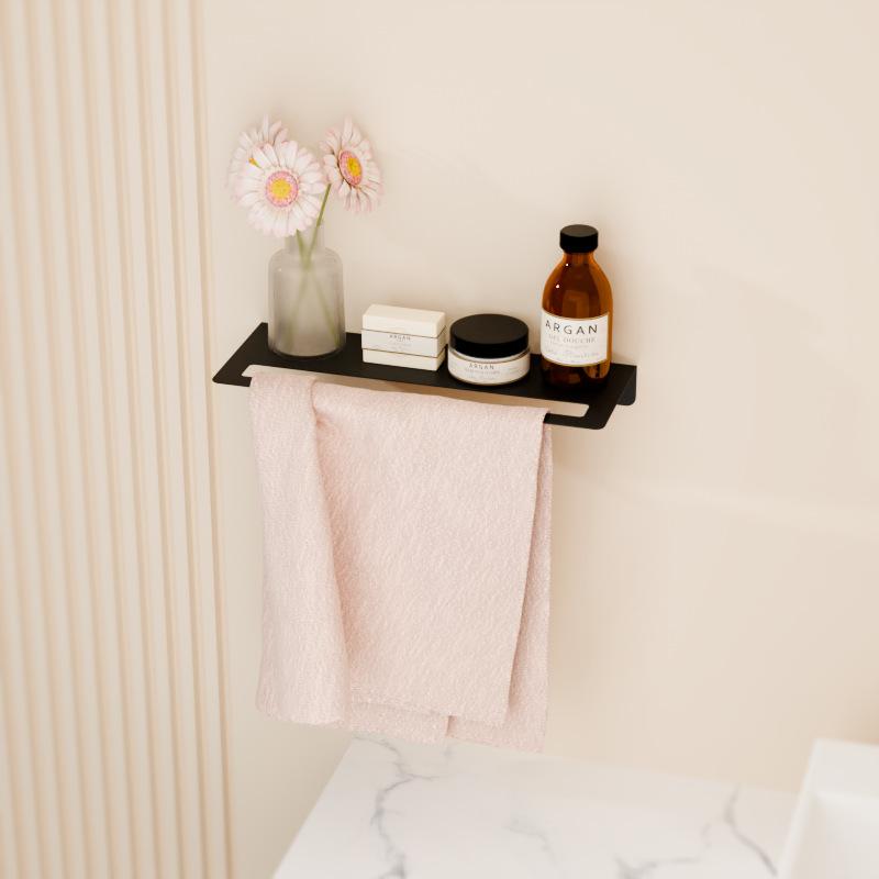 New Bathroom Towel Storage Rack Stylish and Simple Wall Mounted Towel Rack Bathroom and Bedroom Storage Rack