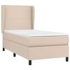 3128888 vidaXL Divan Bed with Mattress Cappuccino 90x190 Cm