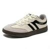 2025 Damen Retro Deutscher Trainer Weiß Dicksohlige Lässige Sneaker