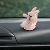 Doll Car Booster Seat with Vent Clip - Magnetic Display Stand for Mini Figures, Commute Travel Decor for Women Drivers