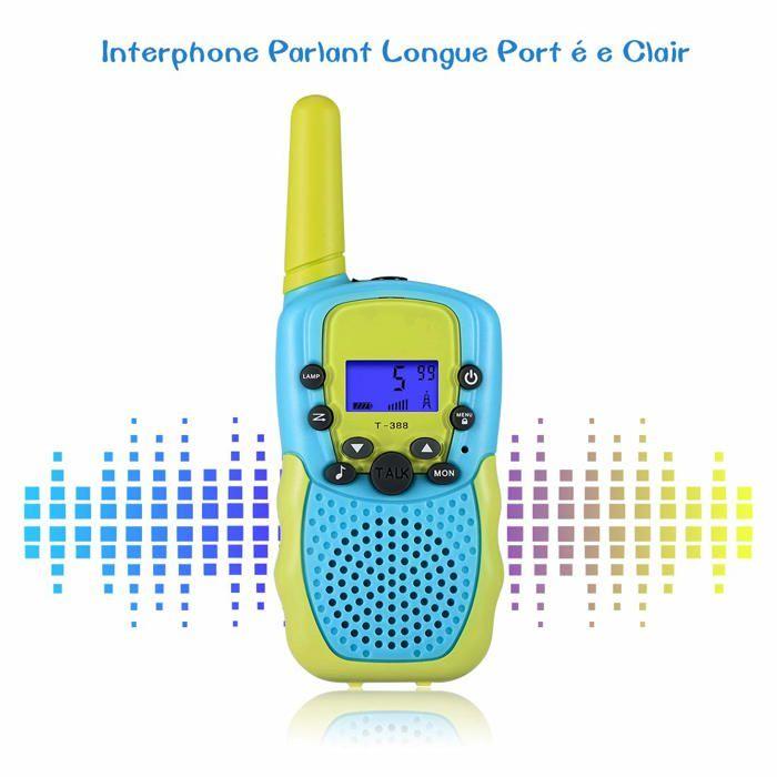 Walkie-Talkie - Kearui - T-388 - Klarer Ton - Ergonomisches Design - Einfach zu bedienen