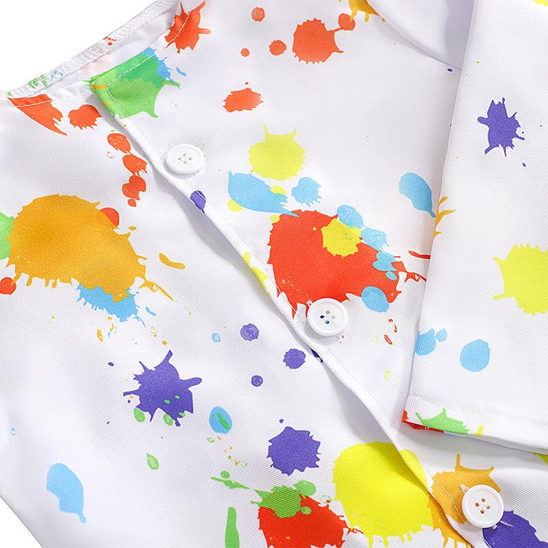 Artists Painters Stage Performance Costumes Kids Halloween Events Carnival Theme Party Cosplay Outfit Pretend Game Jacket Hat