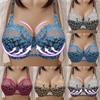 Sutiã Sexy de Renda Bordado para Mulheres Roupa Íntima Feminina