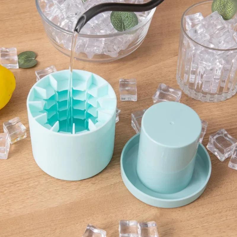 Ice Cube Maker DIY Ice Cream Machines Garden Mold Gun Summer Tool Ceiling Water Round Fan Kitchen Home Humidifier Bucket Barware