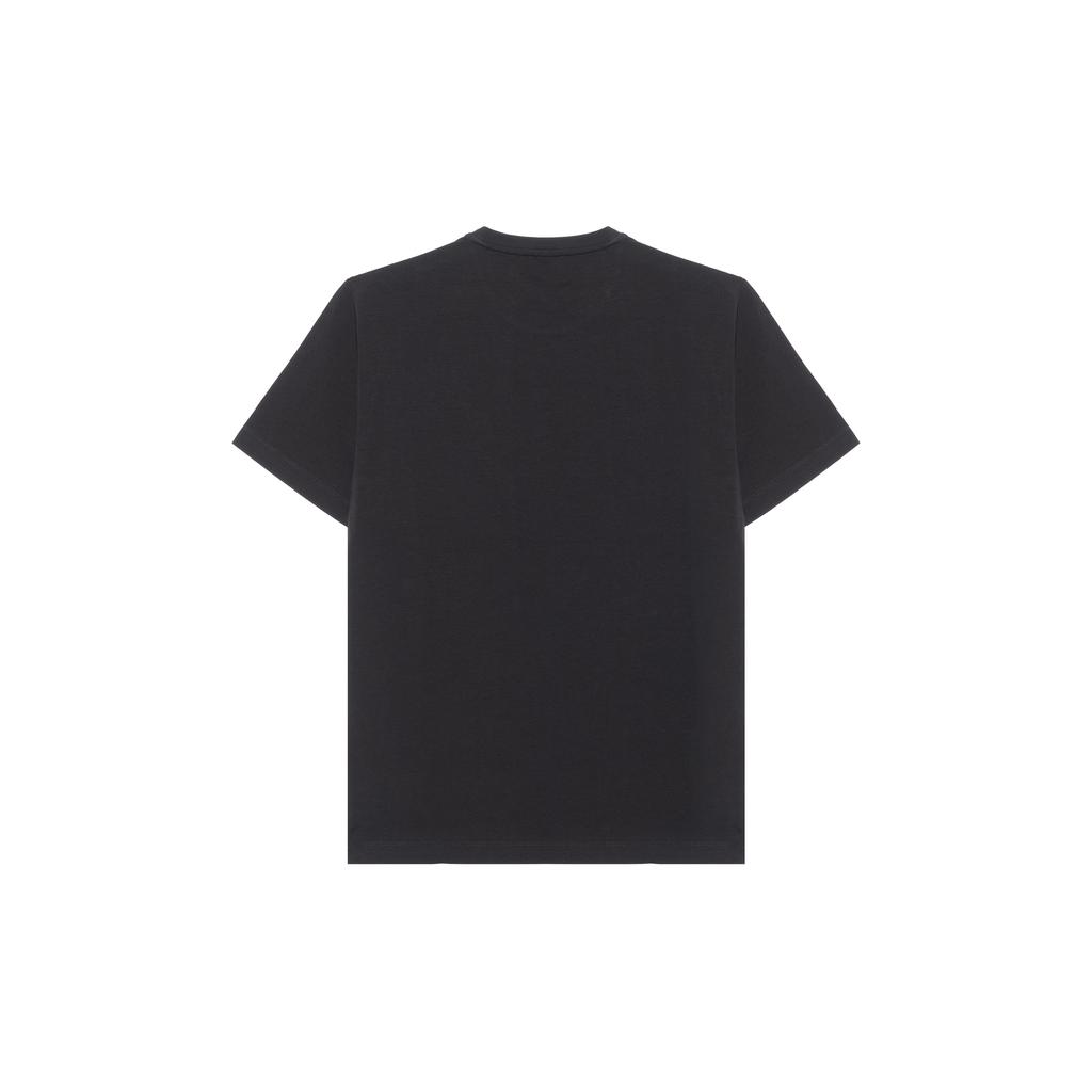 Emporio Armani EA7 Logo Pattern Minimalist Crew Neck Short Sleeve T-Shirt Men Tops Black 8NPTL7-PJ03Z-1200