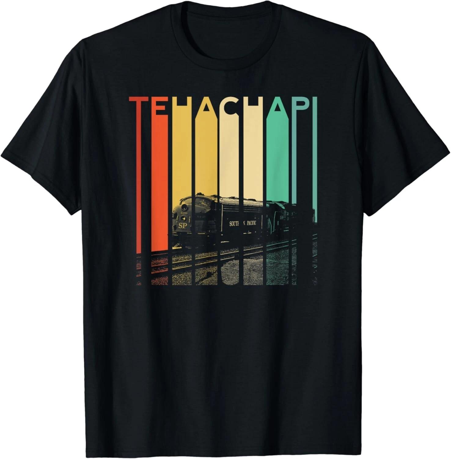 Tehachapi California Mountain Retro Railroad Train Loop Kern Gift Unisex T-Shirt S