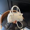 Fashion messenger bag niche casual small square bag women's 2025 summer new hand carry simple commuter shoulder bag