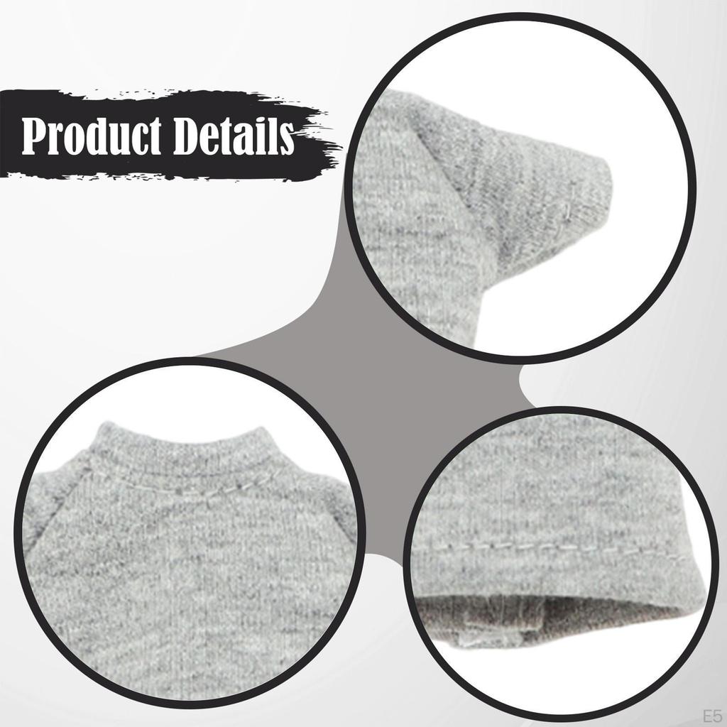 1 Stück Miniaturfigur T-Shirt 1/12 Maßstab Action Kleidung Kostüm Zubehör