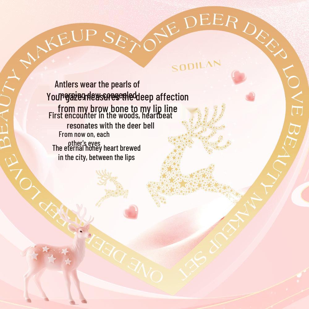 Sotilan One Deer Deep Affection Makeup Set: Lipstick and Cushion Gift for Wife/Girlfriend