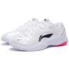 Li Ning Chaussures de Badminton Thunder Training Antidérapantes Résistantes à l'abrasion Maintien de la Cheville Basse Unisexe Blanc AYTS024-1