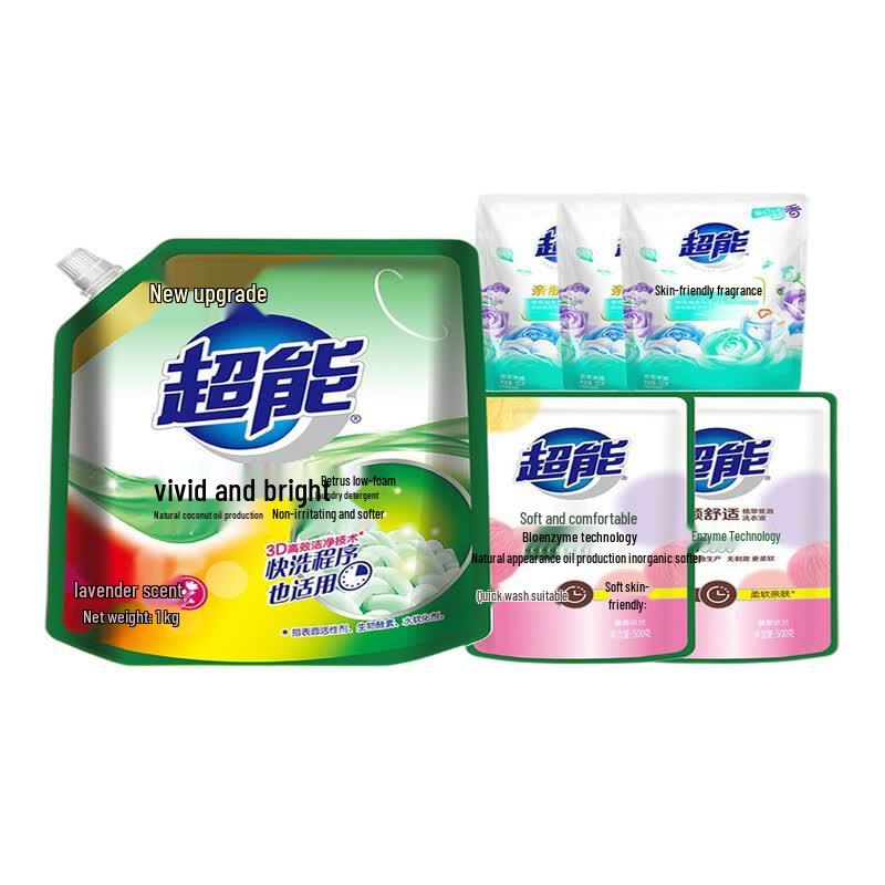 Chao Neng Vivid & Bright Laundry Detergent 6-Piece Set