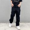 Danmo Men's Loose Straight Tube American Hiphop Floor Pants Embroidery Hip Hop Trousers