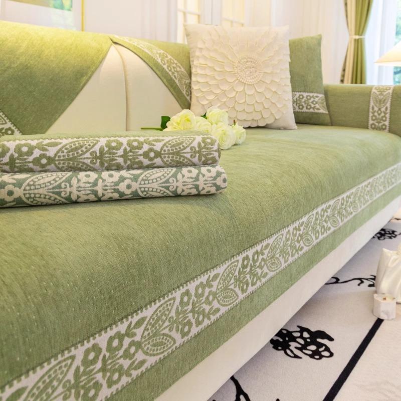 Chenier French Sofa Cushion, All-Season Non-Slip Seat Cushion, High-End Sofa Cover  New Cover Cloth Seat Cushion