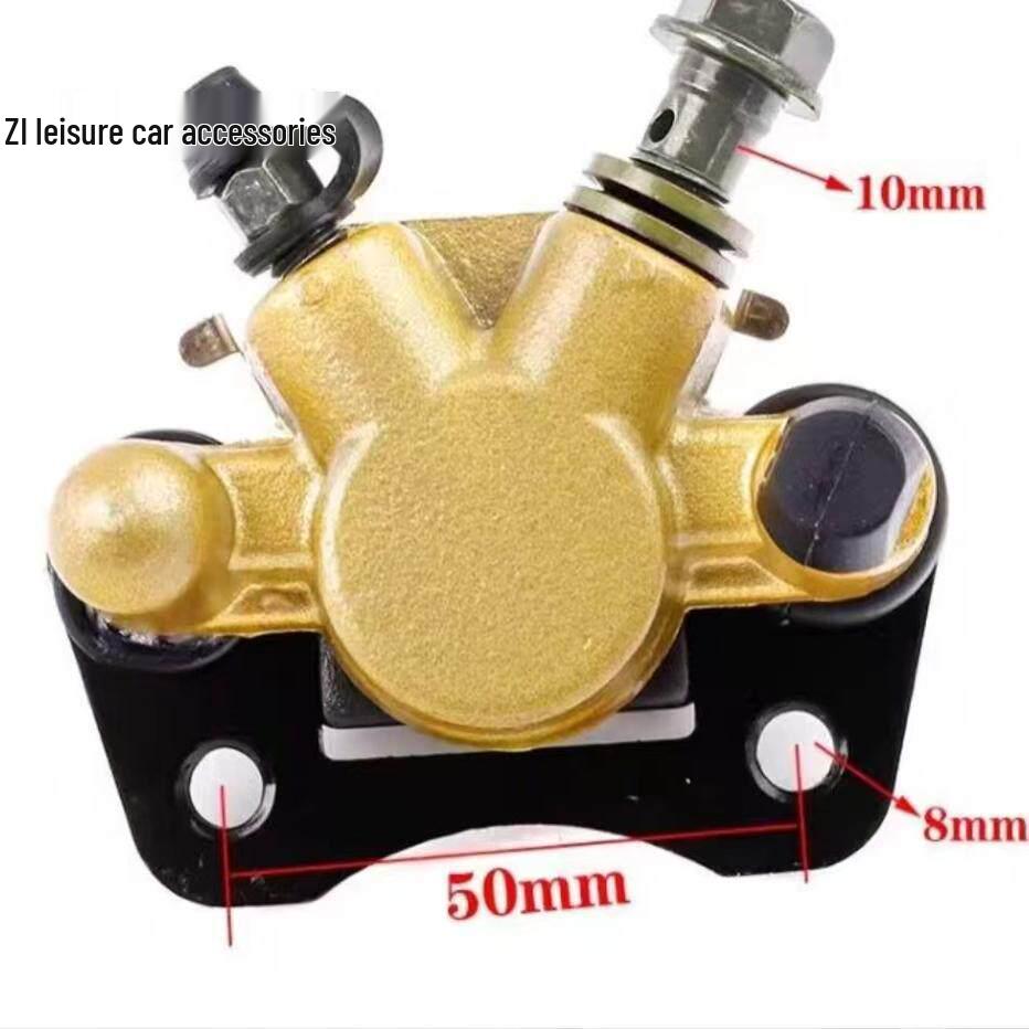 ATV 110cc Little Dinosaur Front Double-Yoke Disc Brake Caliper Assembly Small Brake Pad Set