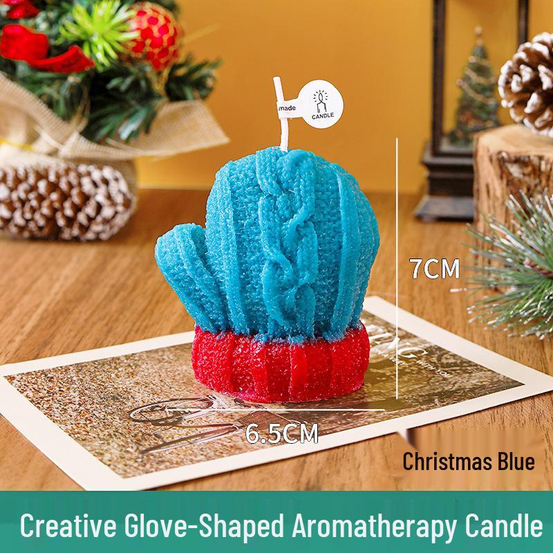 Christmas Scented Candle - Cute Ornament Gift for a Festive Atmosphere & Holiday Healing