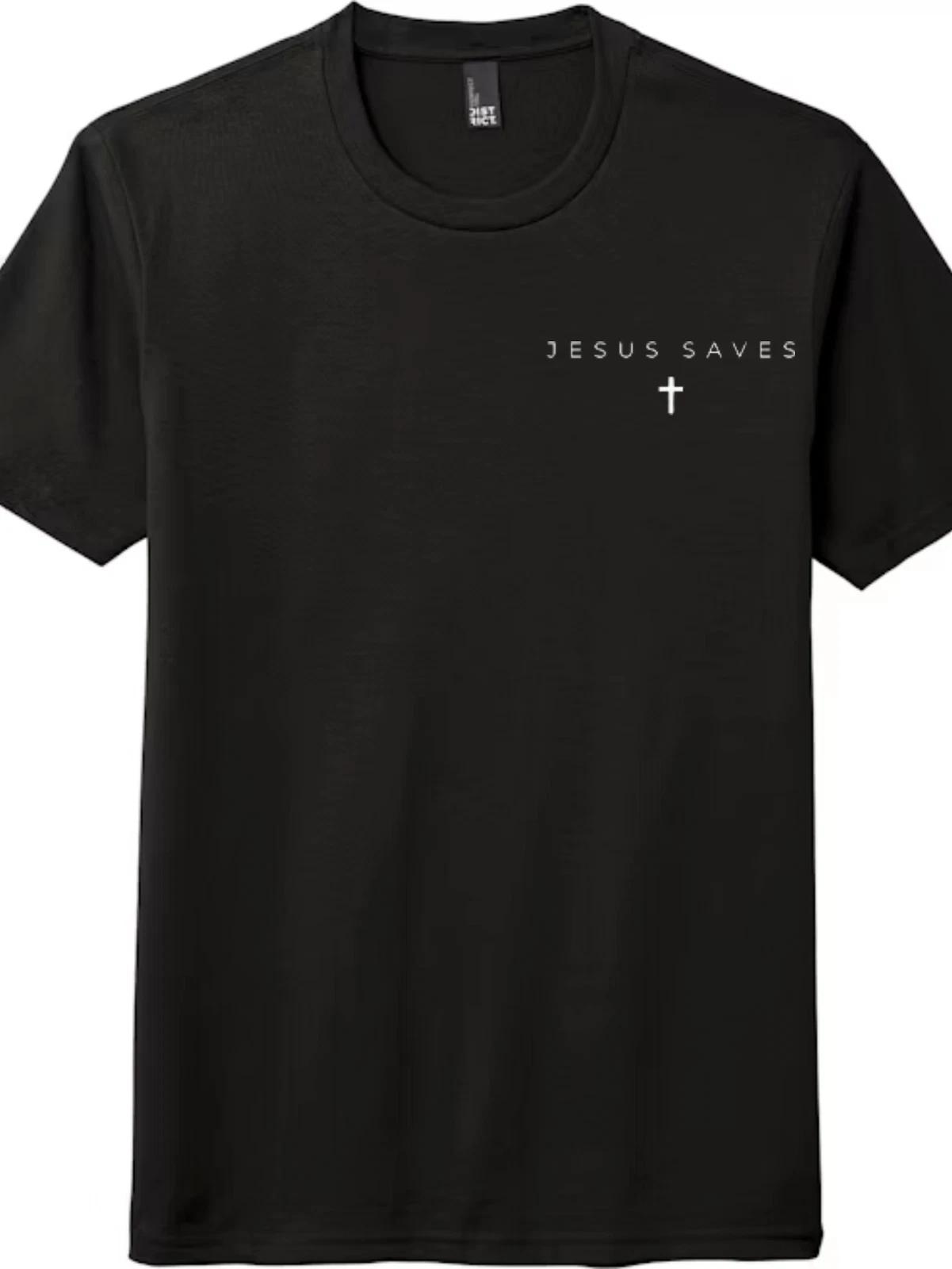 Jesus Saves Cross Unisex Casual kids boys T-Shirt - Everyday Christian kids boy kids boy tee 100