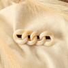 Marbling Chain Bangs Hair Clip (Ivory)